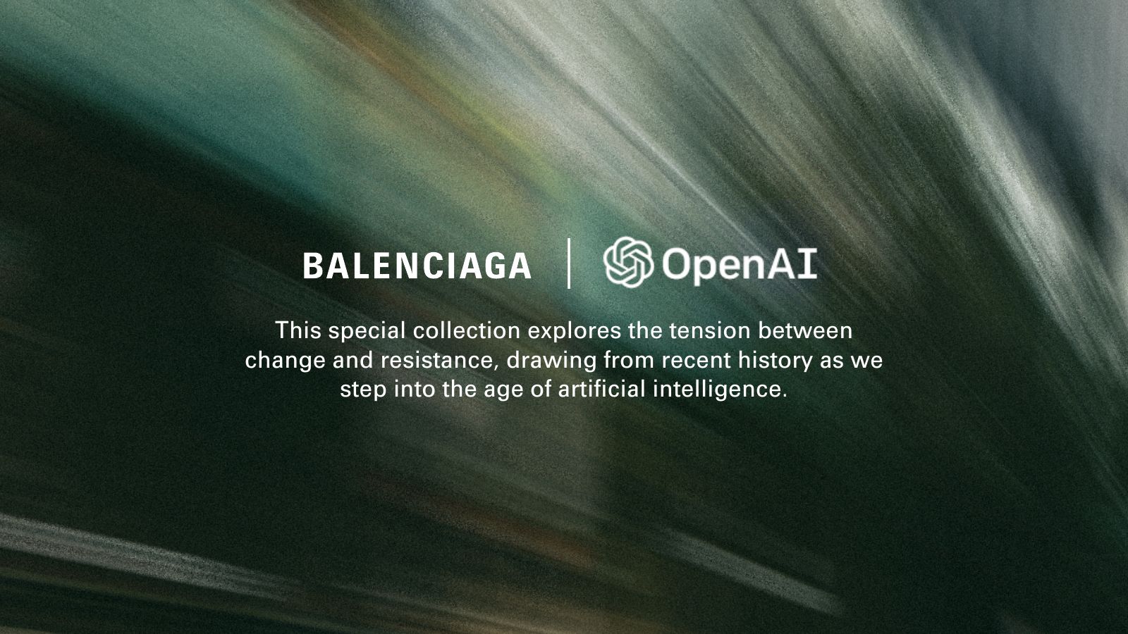 Balenciaga and OpenAI case competition presentation cover