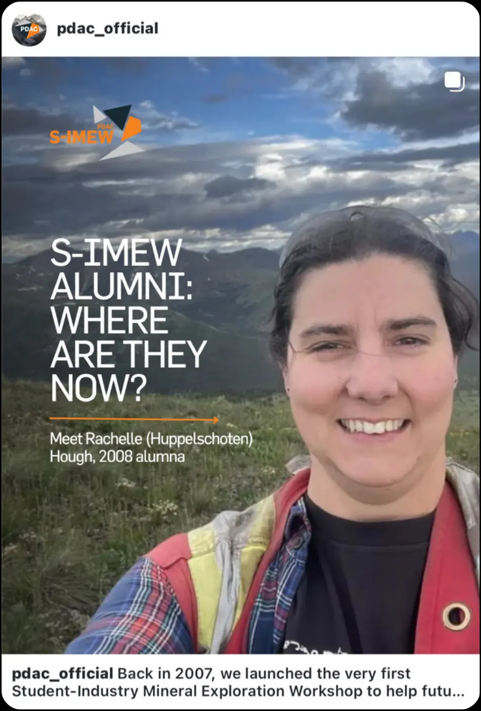 S-IMEW alumni profile post