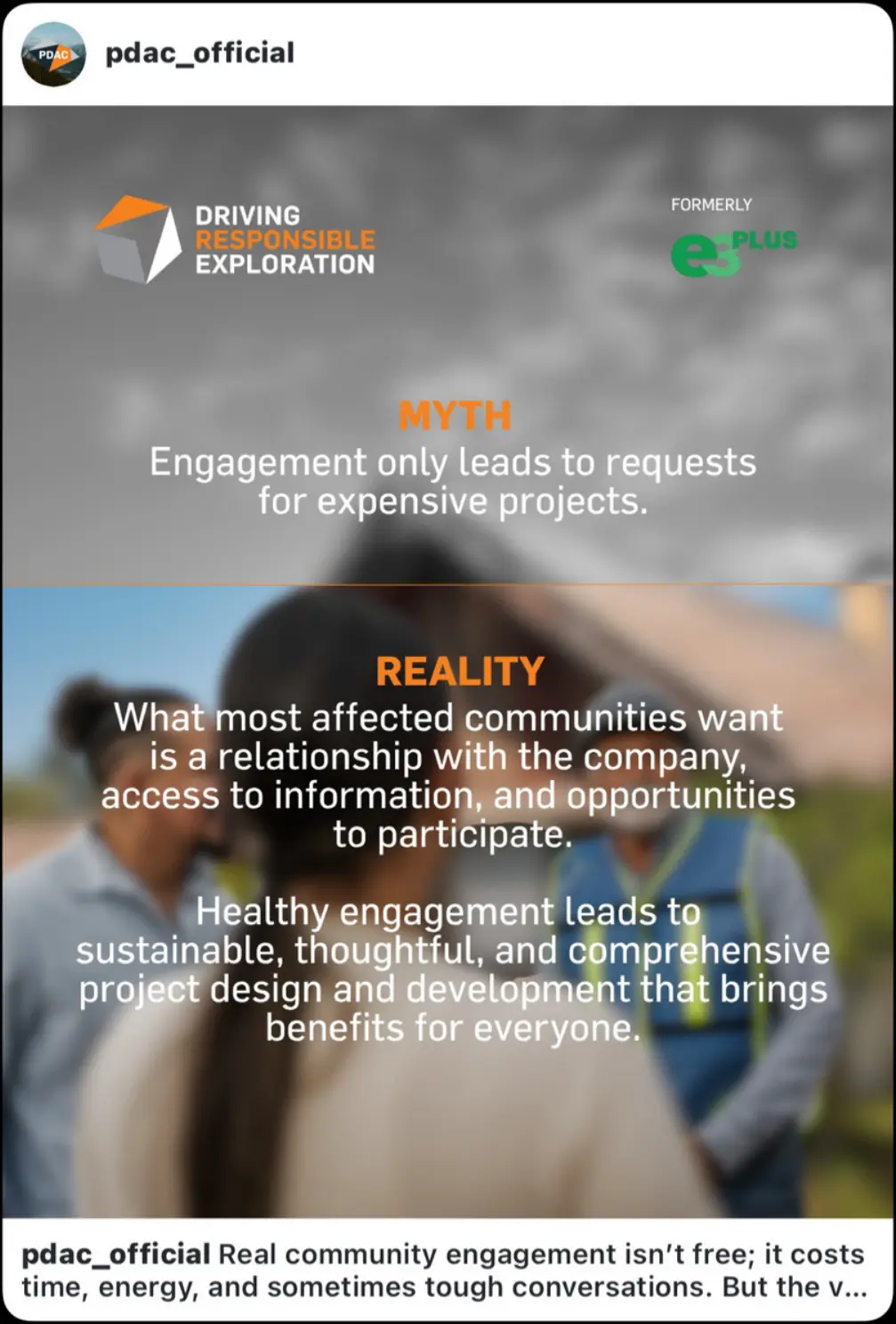 Community engagement myth and reality post, part one